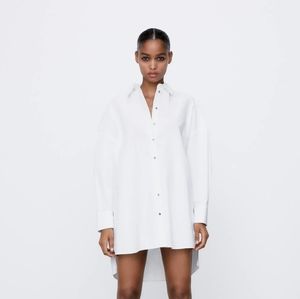 NEW Zara oversized white shirt